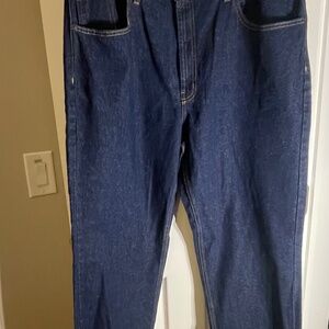 NWT Rural King Denim Jeans 38x28 Dark Wash work casual wear rugged cowboy